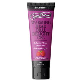 GoodHead Warming Head Oral Delight Gel-Strawberry 4oz Bulk