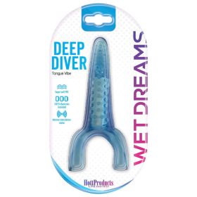 Tongue Star Deep Diver Vibrating Tongue-Blue
