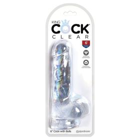 King Cock Clear with Balls 6