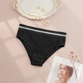 Seamless Underwear Breathable Sexy Women's Seamless (Option: Black-0XL)